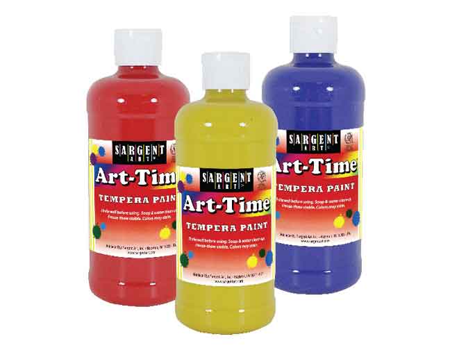 Art-Time Tempera Paint Set 4oz 6/Pkg (secondary)
