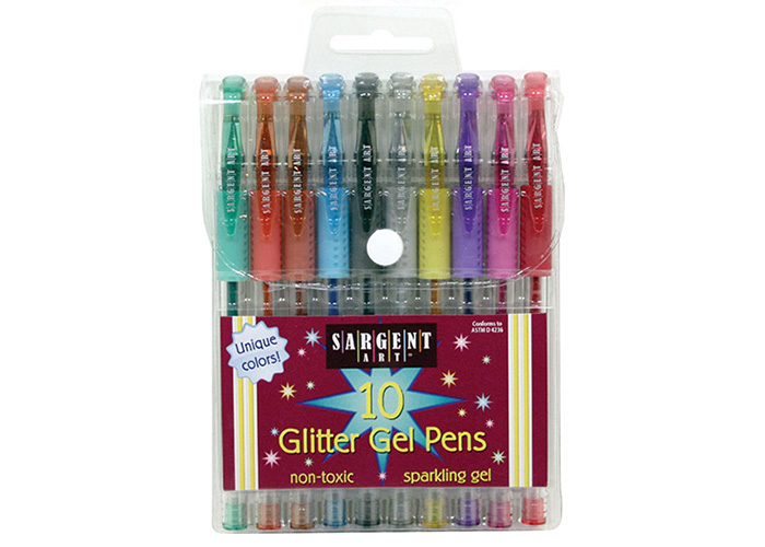 Sargent Art Metallic Gel Pens 10-pack