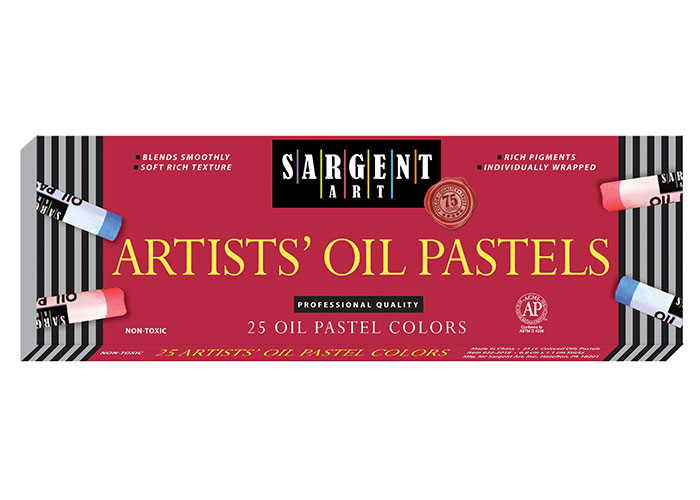 12-Color Set Sargent Art Artists' Oil Pastels 12-Color Set 