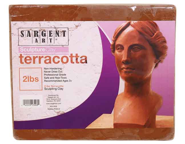  Sargent Art Brown Clay, 5 Pound, Non-Hardening and