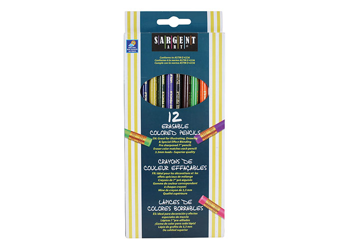 Sargent Art® Metallic Colored Pencils, 3 Packs of 12