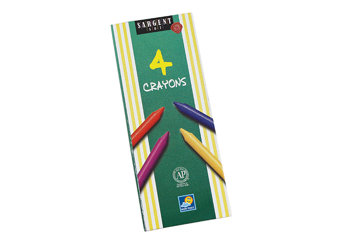 Crayons Sargent/4 (IN-12) (55-0604)