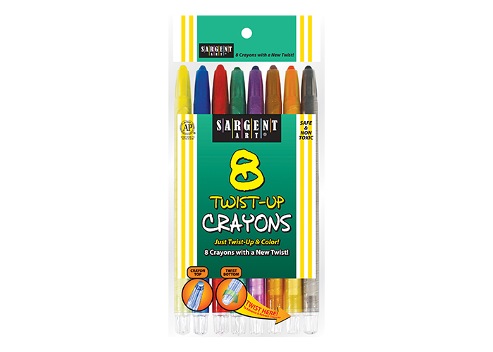 Crayons Twist/8 Pk (SAR 55-0980)