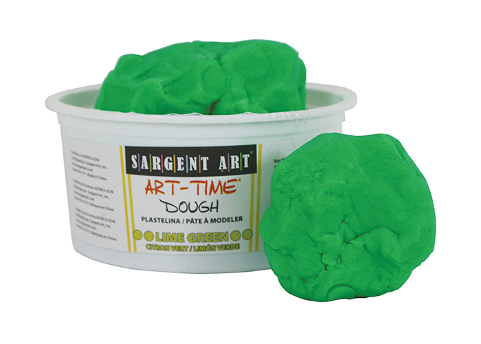 Lime Green Sargent Art 85-3379 3-Pound Art-Time Dough 