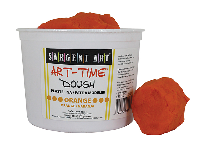 Sargent Art 85-3114 1-Pound Art-Time Dough Orange 