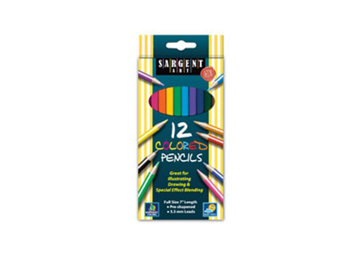 Sargent Supreme Artist Colored Pencil Set with Tin Storage Case (72 count)
