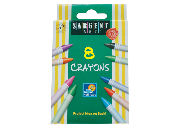 Crayons Sargent/8 (IN-12) (55-0908)