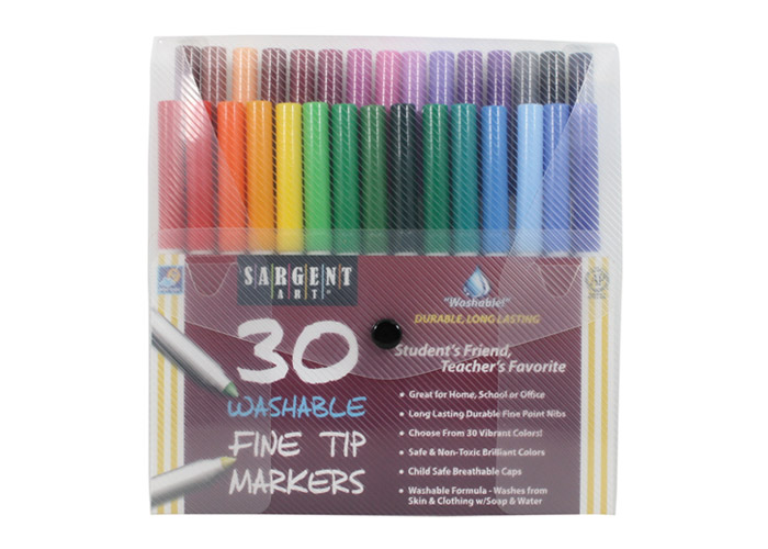Colorations® Washable Marker Stamper Bucket - 44 Pieces