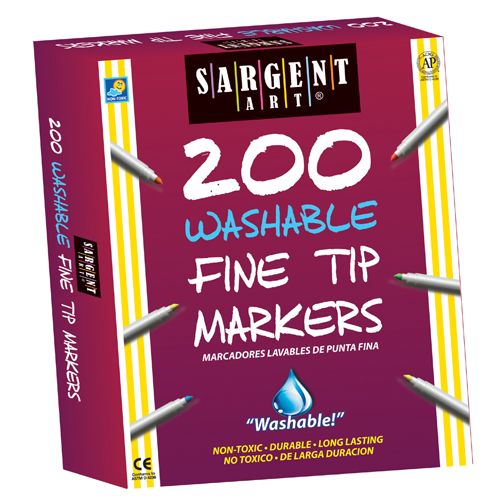 Classic Fine Tip Markers 30/Pkg - Sargent Art