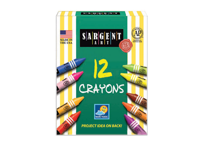 30540 SARGENT ART CRAYONS 24 COUNT TUCK BOX - Factory Select