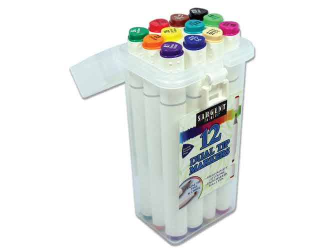 Sargent Art Classic Markers Brush Tip 20 Colors Per Pack 3 Packs  (SAR221522-3), 1 - Foods Co.
