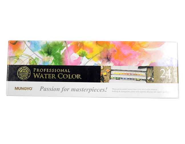 Charles Leonard Watercolor Paint Pan Kit Class Pack, 8 Assorted Colors, 1  oz Palette Tray, 36 Kits/Box - mastersupplyonline
