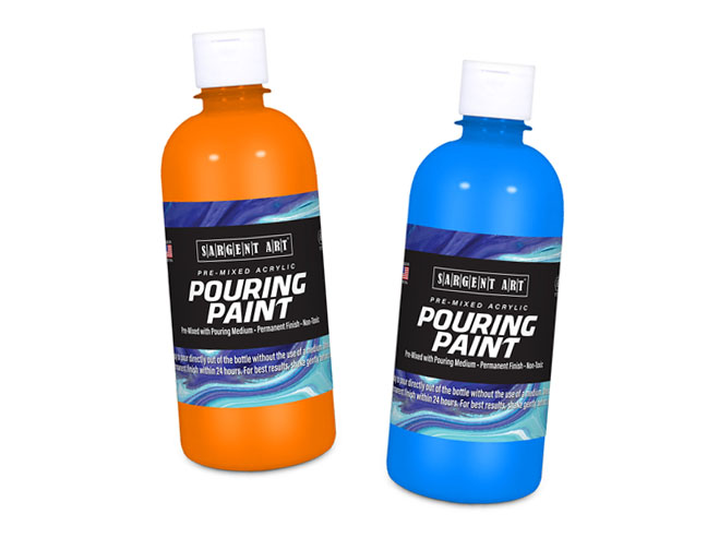 Sargent Art ® Pre-Mixed Acrylic Regular Pouring Paints